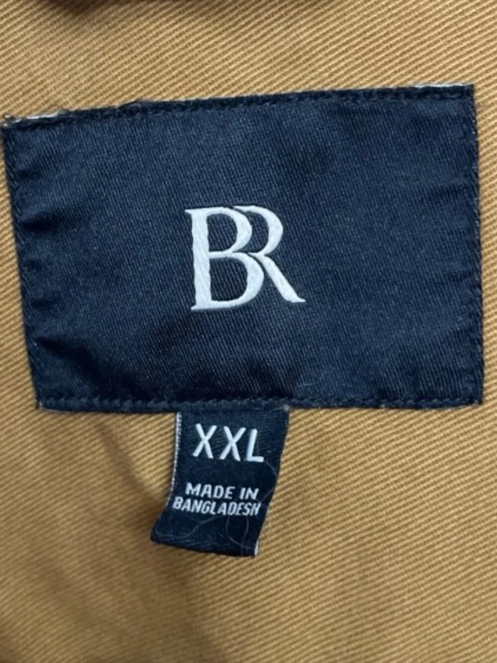 Banana Republic‎ Shirt Jacket Shacket Men’s XXL Tan Heavy Cotton